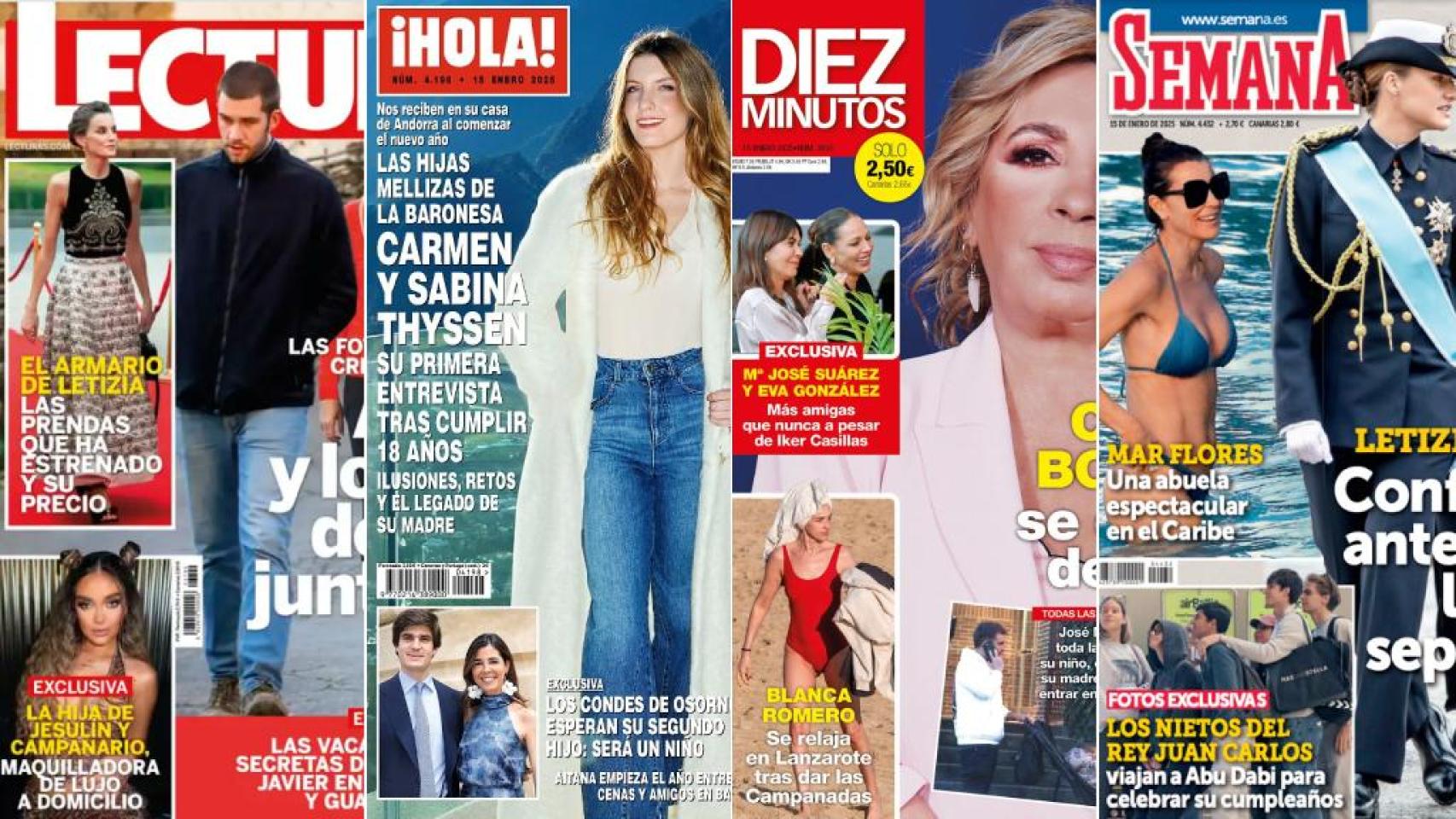 Portadas de revistas.