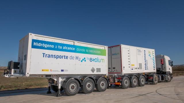 Primera hidrolinera portátil pública para vehículos de pila de combustible de Exolum