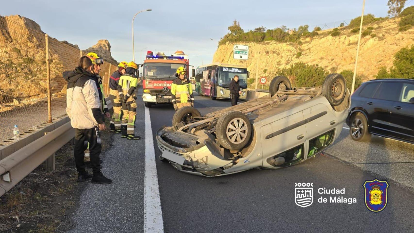 Una imagen del accidente.