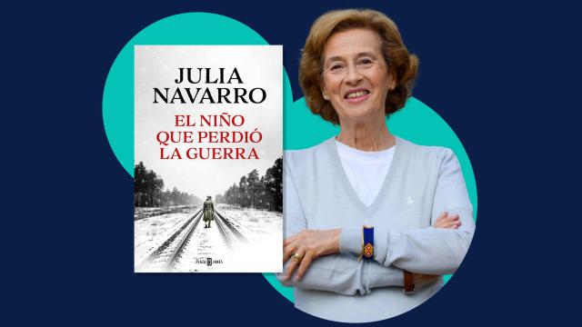 Julia Navarro y su novela 'El niño que perdió la guerra'.