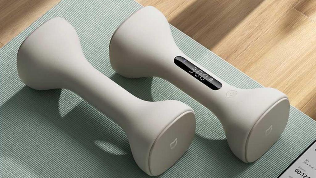 Las mancuernas Xiaomi Mijia Smart Dumbbells.