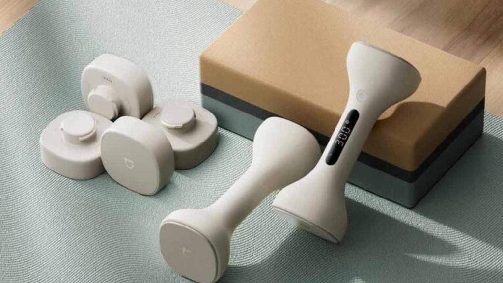 Las mancuernas Xiaomi Mijia Smart Dumbbells.