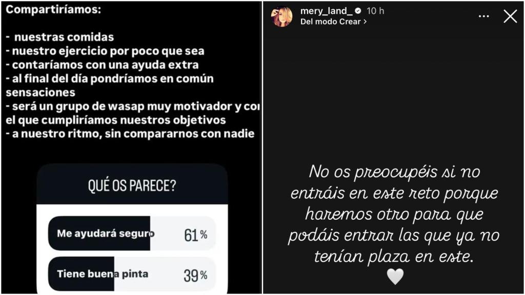 María José Campanario hace una propuesta a sus seguidores.