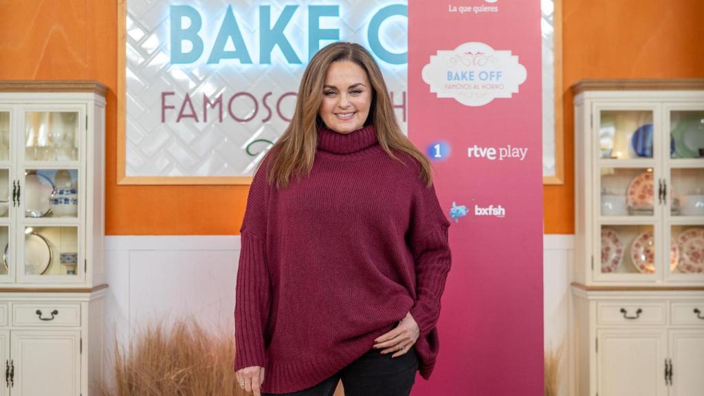 Carmen Morales en la presentación de la tercera edición de 'Bake Off: famosos al horno'.