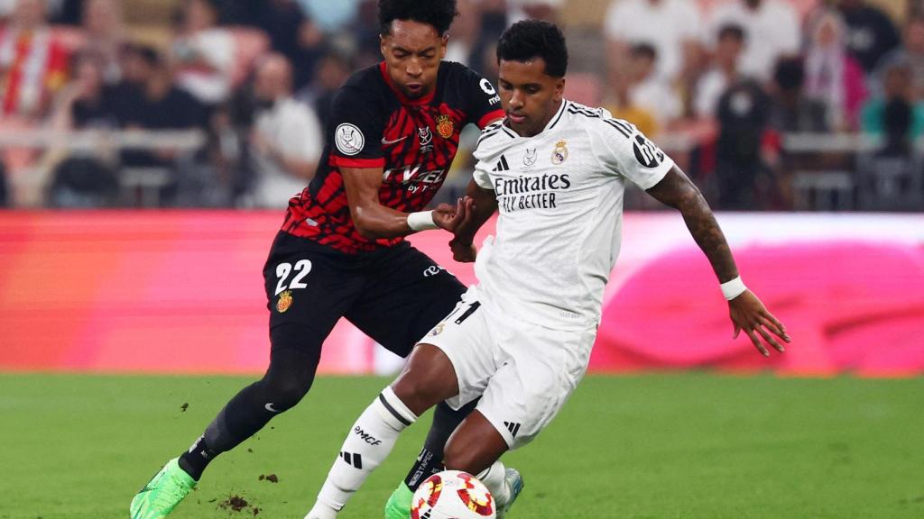 Rodrygo, en la Supercopa de España.