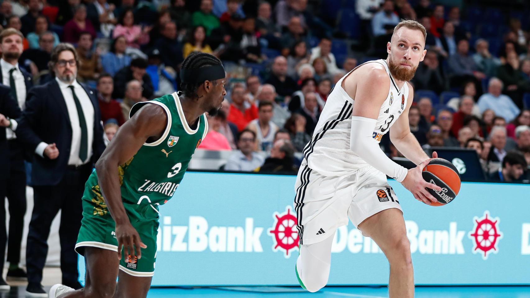 Musa, durante un partido del Real Madrid contra el Zalgiris Kaunas