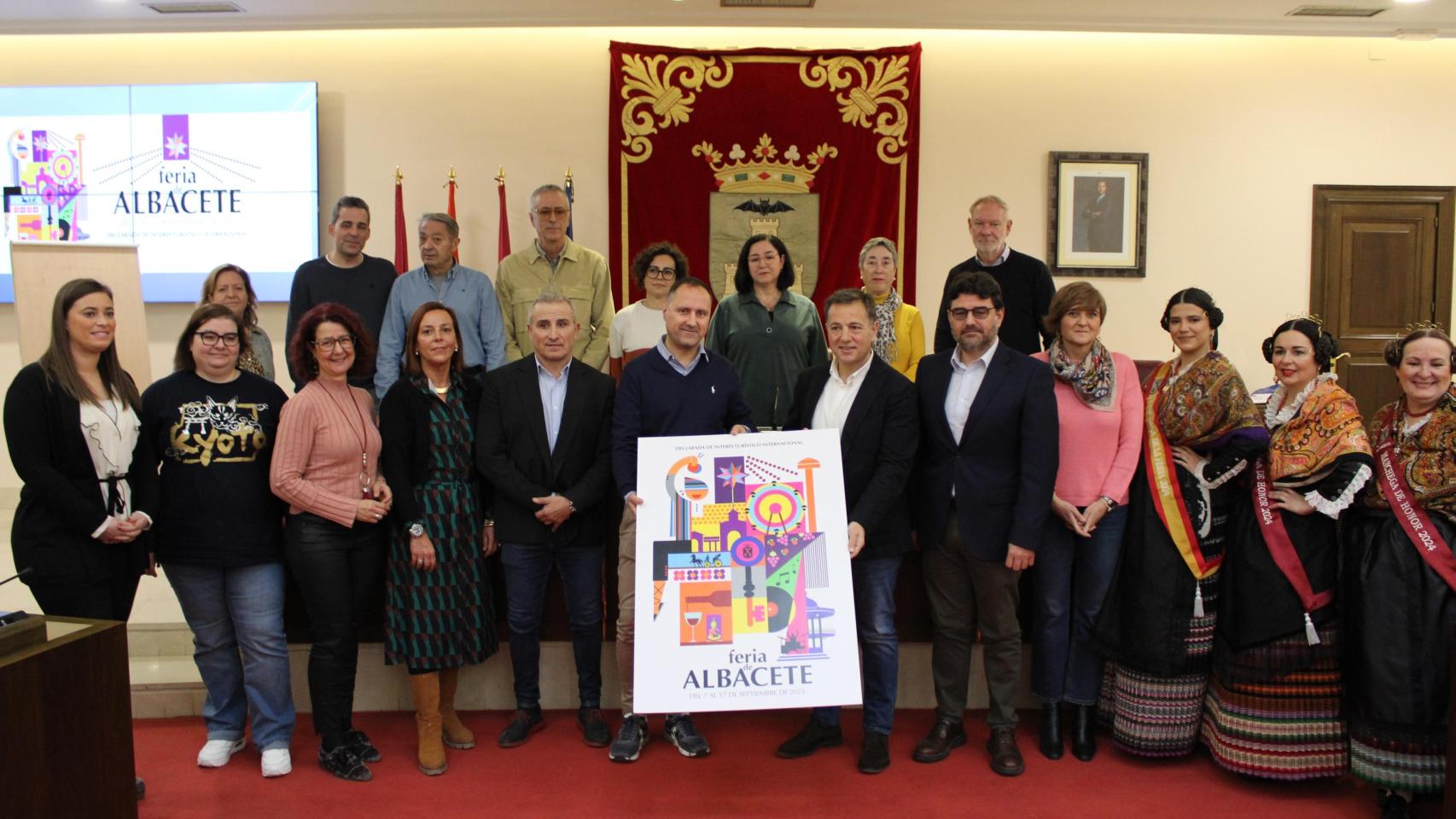 Presentación del cartel de la Feria de Albacete 2025. Foto: Ayuntamiento.