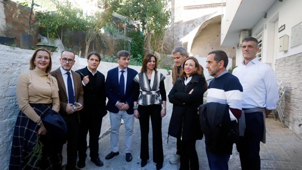 Imagen de Rocío Díaz, consejera de Fomento, en el acto de inauguración del sendero del CAU, en Málaga.