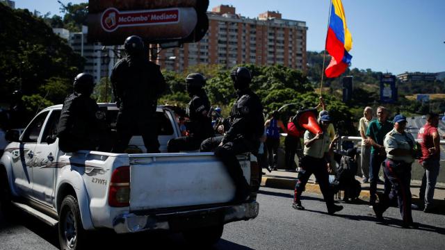 Manifestaciones en Venezuela en la víspera de la toma de posesión presidencial.