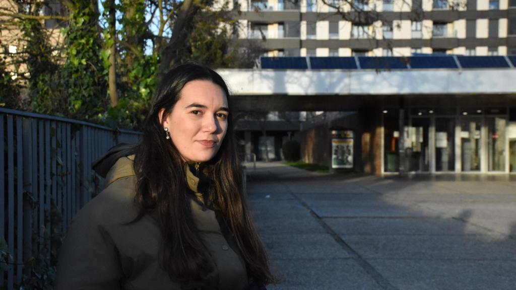 La joven vallisoletana Raquel Sanz Moro tras la entrevista con EL ESPAÑOL - Noticias de Castilla y León