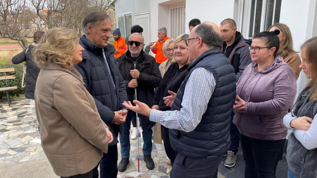 Visita del alcalde a las instalaciones de Proyecto Hombre en Salamanca