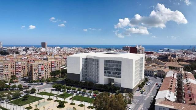 Proyecto de la Ciudad de la Justicia de Alicante, en la avenida Aguilera.