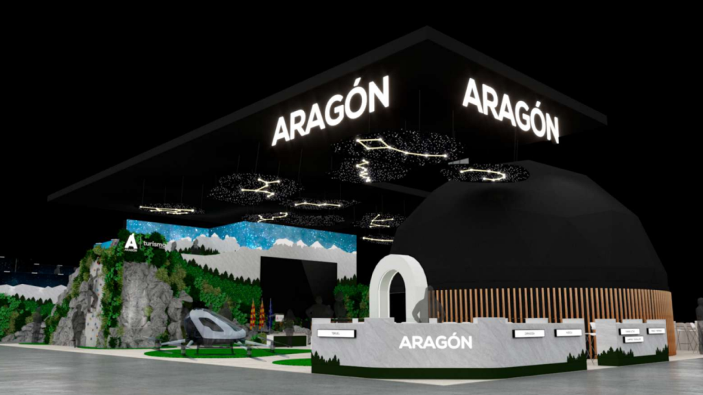 Estand de Aragón para Fitur 2025.