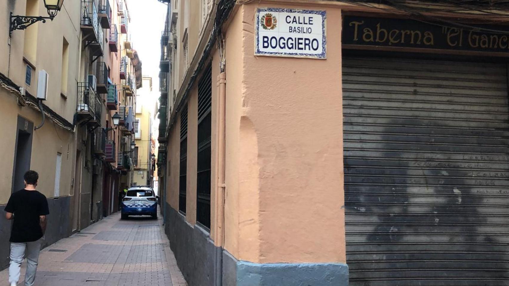 Foto de archivo de la calle Basilio Boggiero, en Zaragoza, donde ocurrieron los hechos.