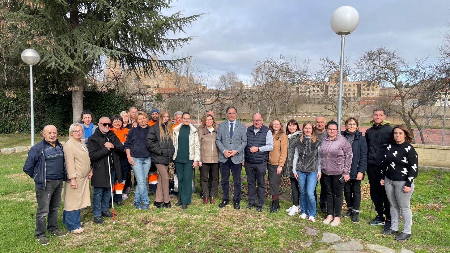 Visita del alcalde de Salamanca a las instalaciones de Proyecto Hombre