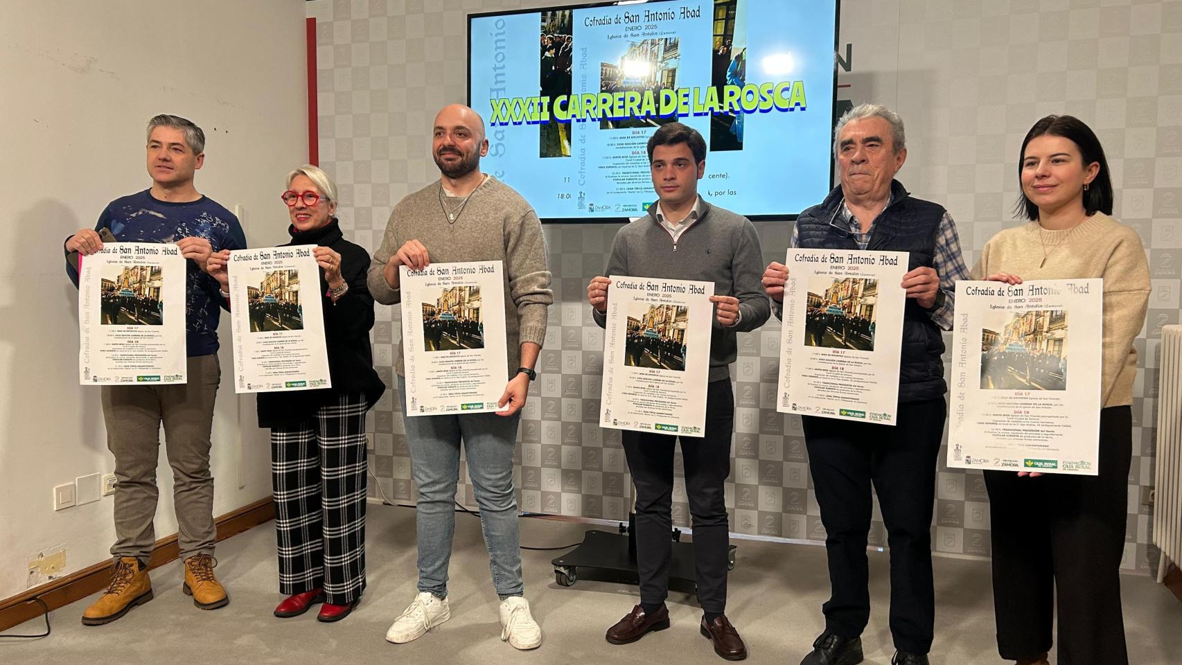 Presentación de la tradicional Carrera de la Rosca de Zamora