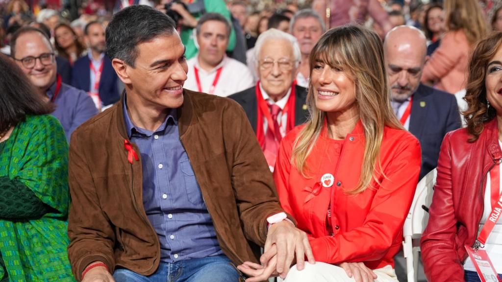 El Presidente del Gobierno, Pedro Sánchez, y su esposa Begoña Gómez en una imagen de archivo.