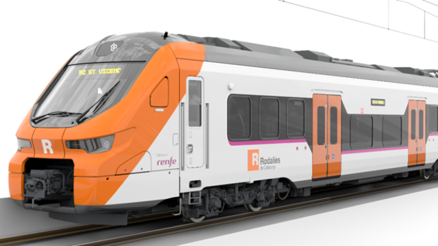 Tren de Rodalies fabricado por Alstom.