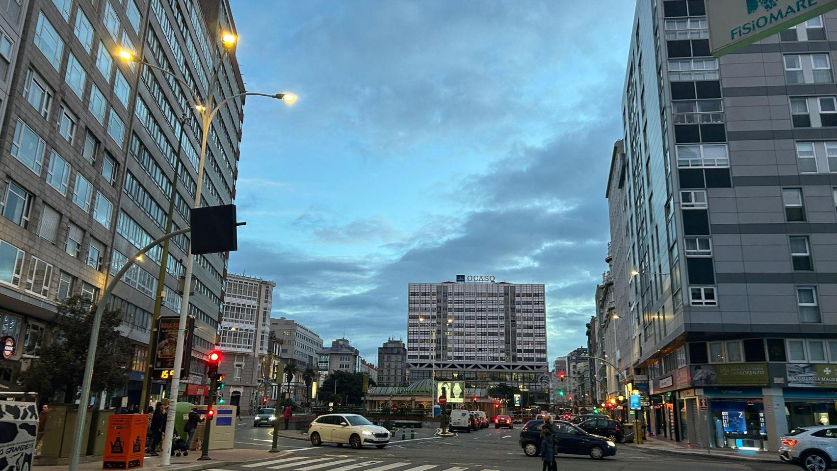 Cielo despejado en A Coruña