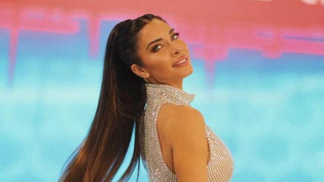 El vestido 'glitter' de Pilar Rubio