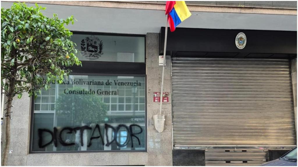 Sede del Consulado de Venezuela en Vigo este domingo