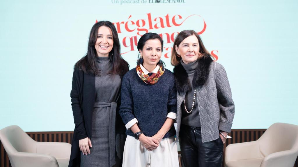 Cruz Sánchez de Lara, Erika Rodríguez Pinzón y Charo Izquierdo.