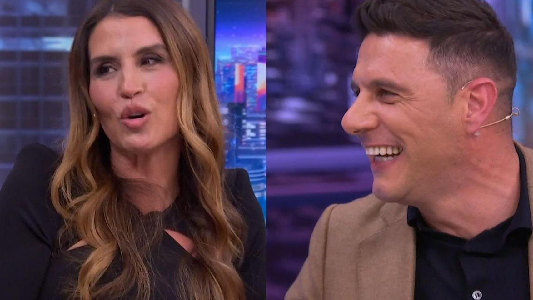 Joaquín Sánchez y Susana Saborido en ‘El Hormiguero’.