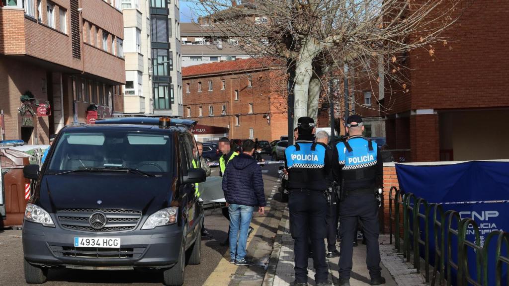 Imagen del lugar donde el menor asestó varias puñaladas a su padre en Palencia.