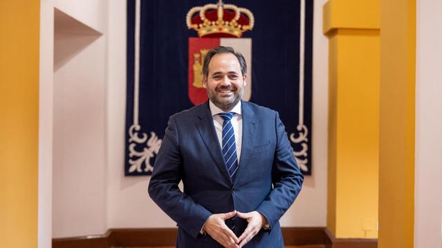 Paco Núñez, presidente del PP de Castilla-La Mancha, en las Cortes regionales.