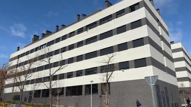 El edificio okupa de Carabanchel.