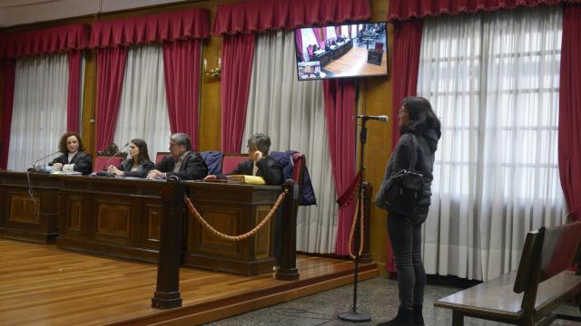 La mujer condenada por los incendios de Verín de 2022 durante la vista