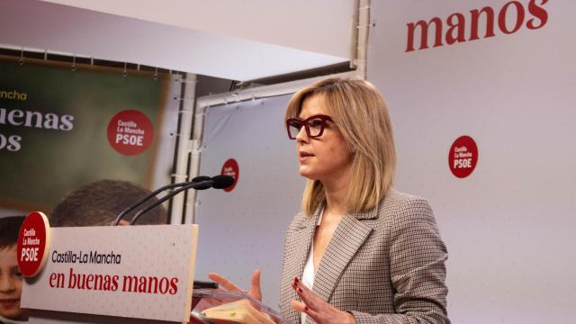 Ana Isabel Abengózar durante la rueda de prensa ofrecida este martes.