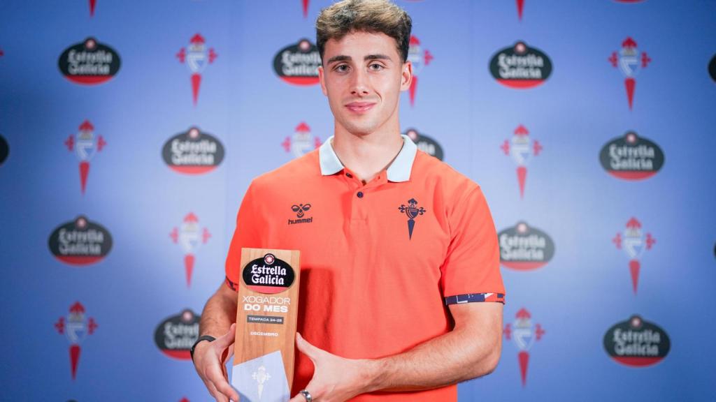 Pablo Durán, mejor jugador del Celta del mes de diciembre