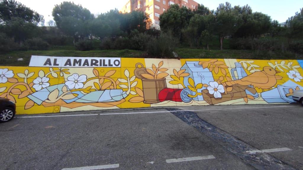 Nuevo mural de Zamora en La Vaguada