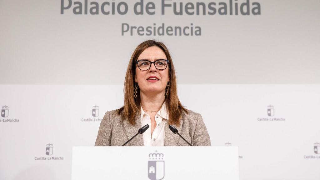 Esther Padilla, portavoz del Gobierno de Castilla-La Mancha.