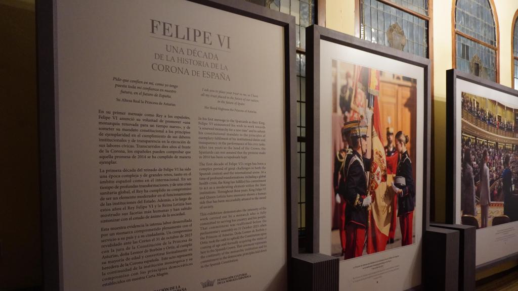 Exposición ‘Felipe VI: una década de la historia de la Corona de España’  en Zaragoza