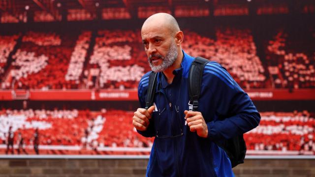 El entrenador del Nottingham Forest, Nuno Espirito Santo, llegando al estadio antes de un partido