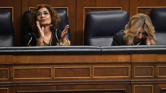 María Jesús Montero y Yolanda Díaz, vicepresidentas primera y segunda del Gobierno.