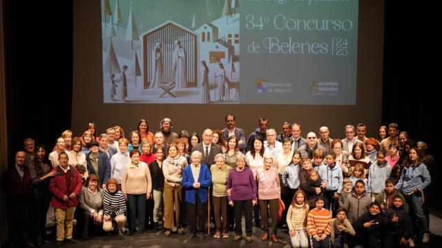 Entrega de premios del concurso de belenes en el Teatro Juan Bravo