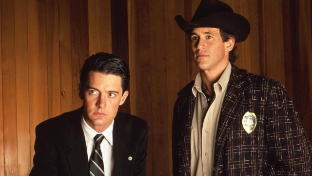 Kyle MacLachlan y Michael Ontkean en 'Twin Peaks'