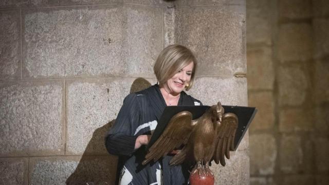 Eva Fernández pregonó el año pasado la Semana Santa de Mérida, declarada también de Interés Turístico Internacional.