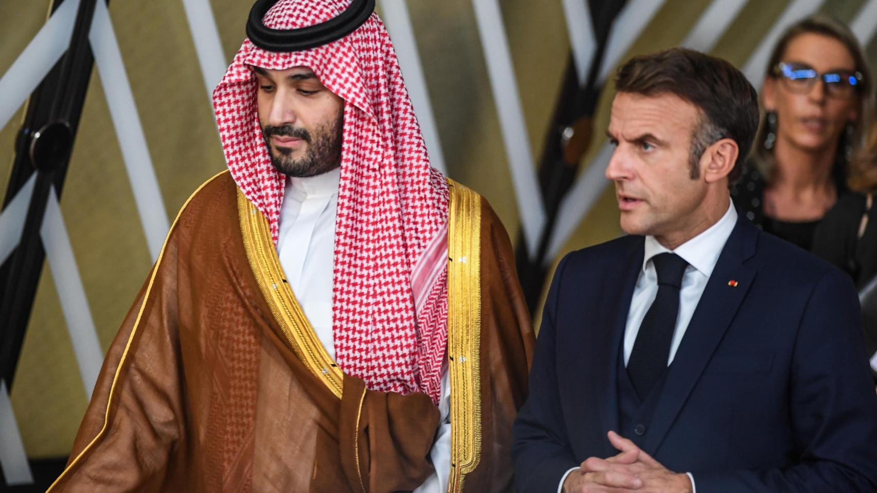 Macron y Bin Salman preparan una conferencia sobre la creación de un Estado palestino y otra sobre la situación en Siria