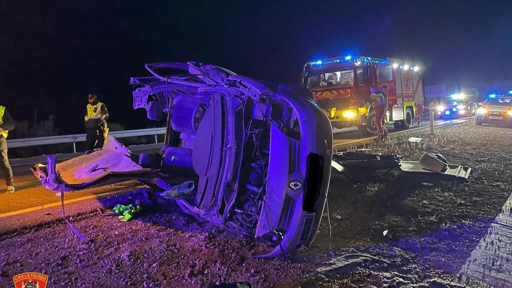 Grave accidente de tráfico en Ocaña (Toledo): un hombre ha muerto y otro ha resultado herido grave