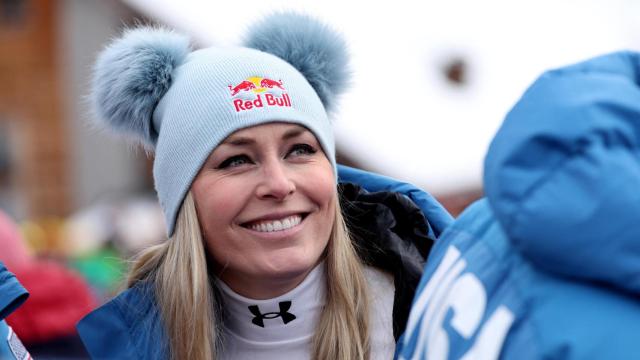 Lindsey Vonn, durante la Copa del Mundo de esquí