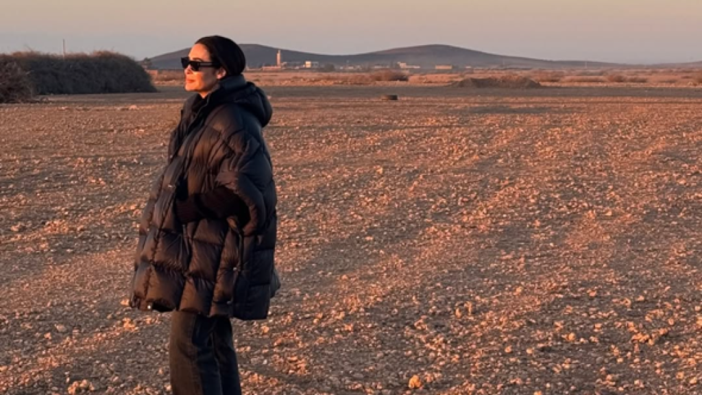 Vicky Martín Berrocal en el desierto