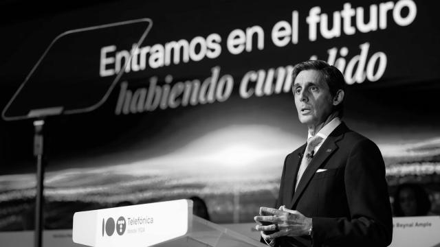 José María Álvarez-Pallete, en la Junta General de Accionistas de 2024