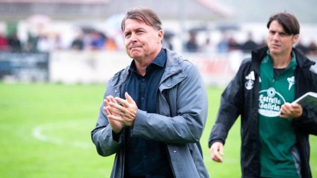 Cristóbal Parralo exentrenador del Racing de Ferrol.