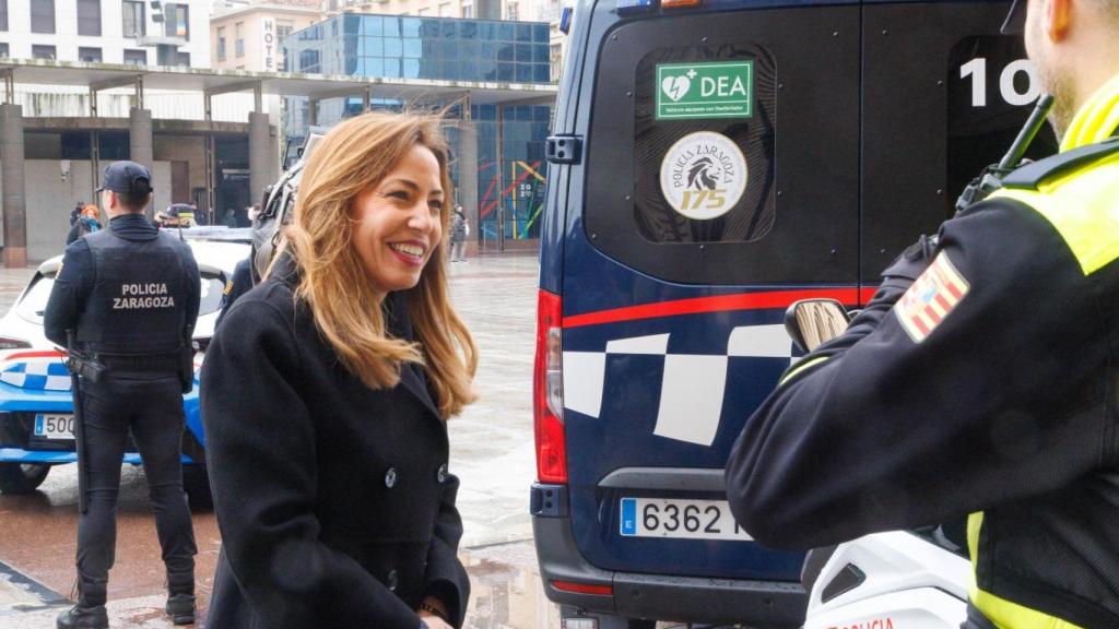 Natalia Chueca durante el acto de este lunes.