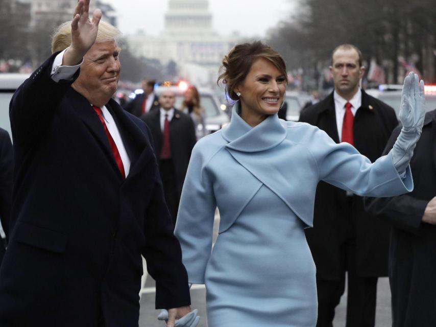 Melania Trump, en la primera investidura de Donald Trump.