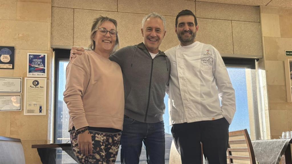 Sergio Dalma visita el Hotel Restaurante Padornelo